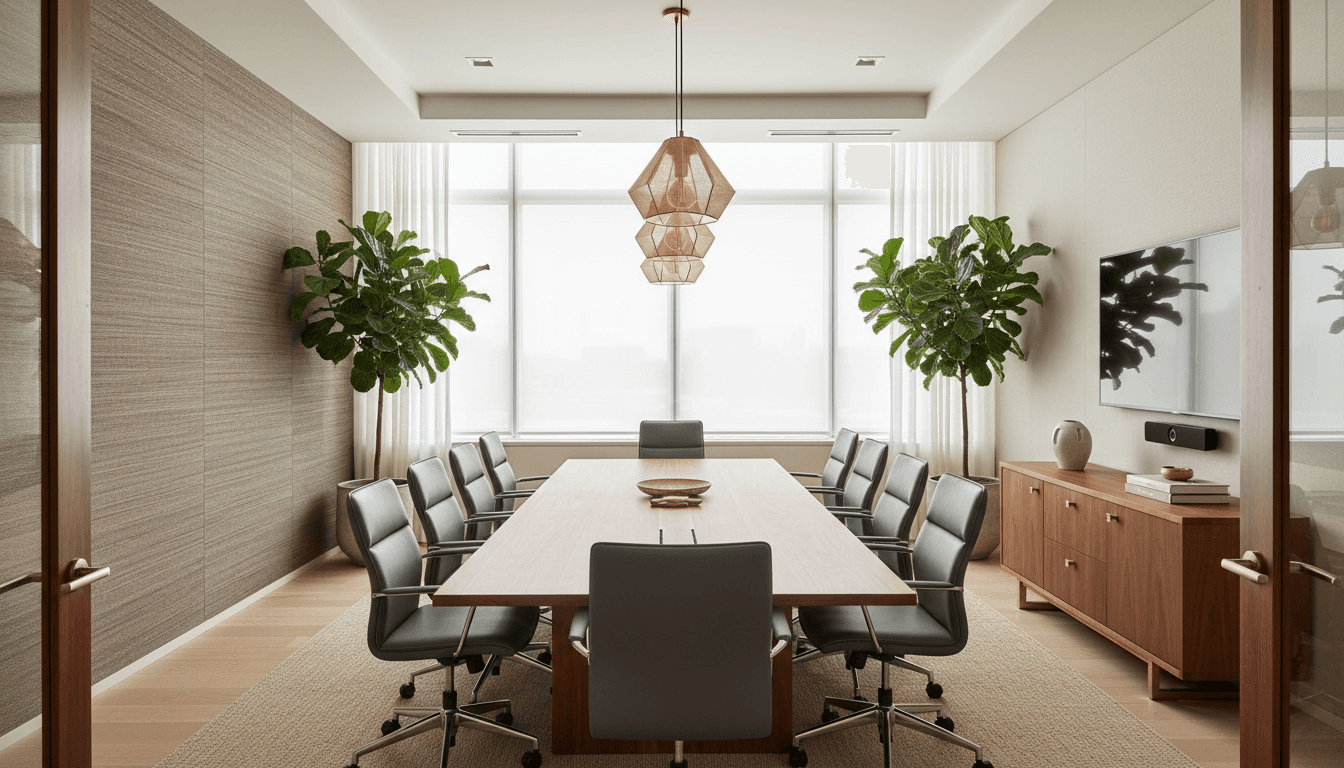 Commercial office space after renovation